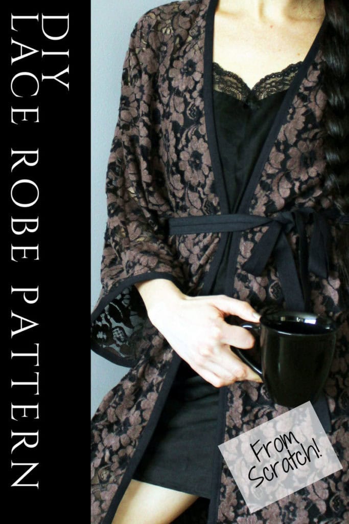 Easy Robe Pattern . Make A Lace Kimono