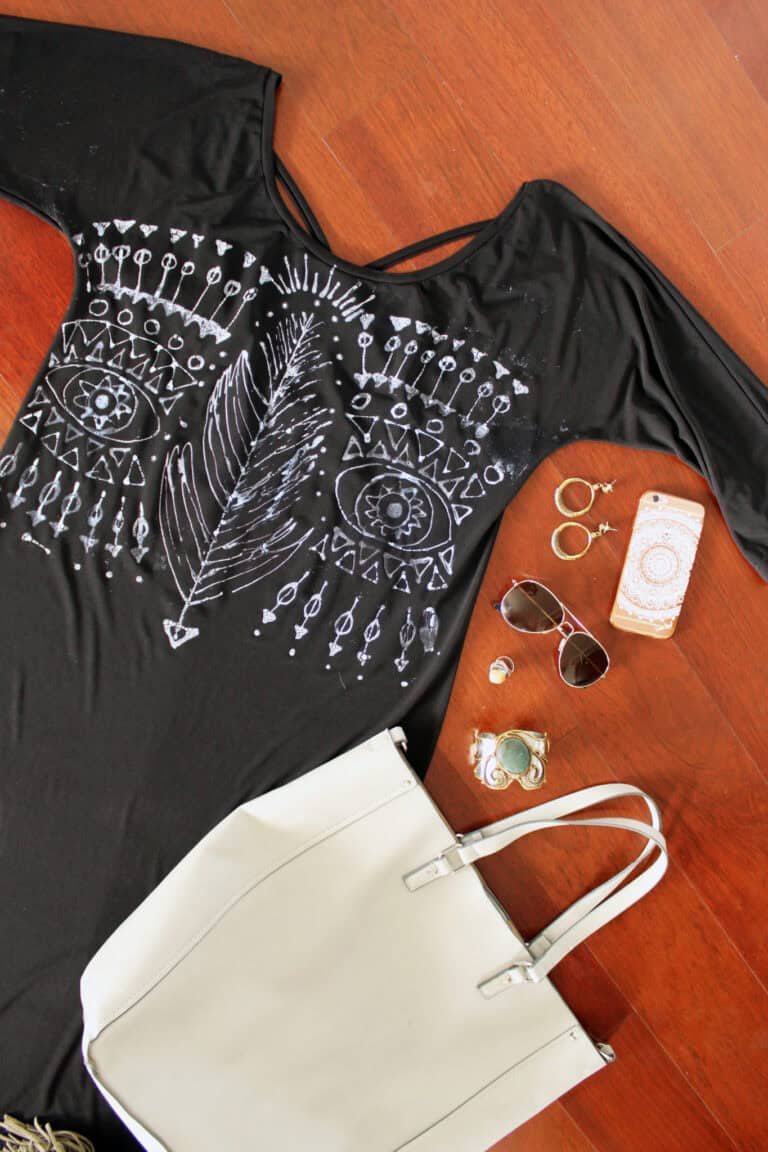 How to make a DIY Bleach Pen Dress. Full step by step Tutorial