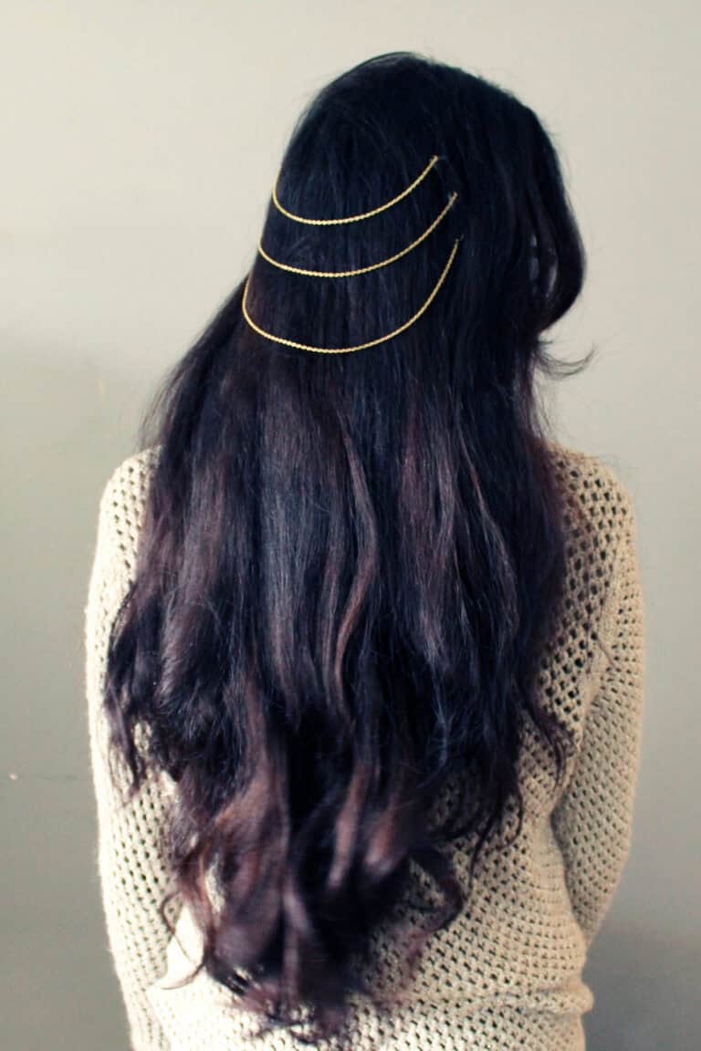 Make This simple Hair Chain with this step by step DIY