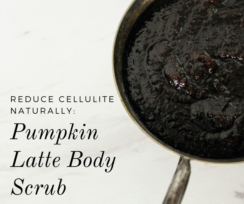Reduce cellulite naturally with this natural pumpkin latte sugar scrub