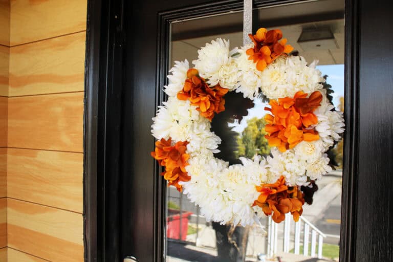 DIY Five Minute Fall Wreath Tutorial
