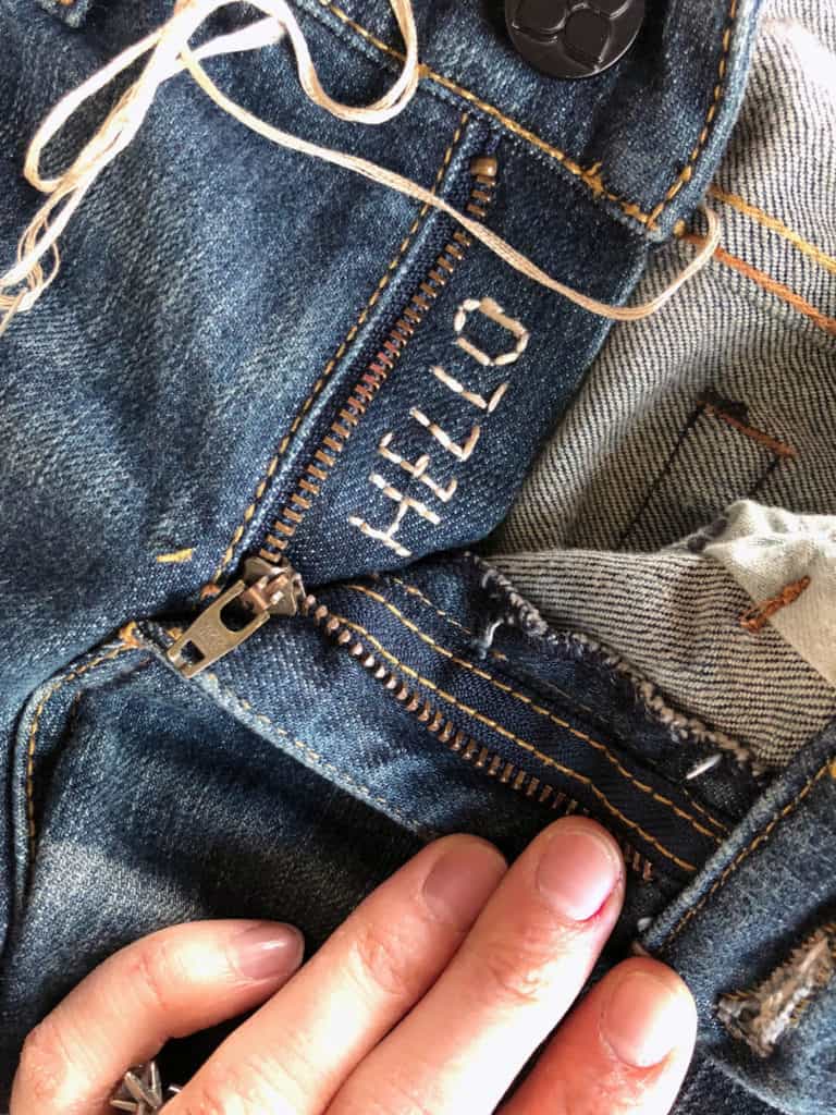 3 Ways to Embroider Jeans For The Absolute Beginner