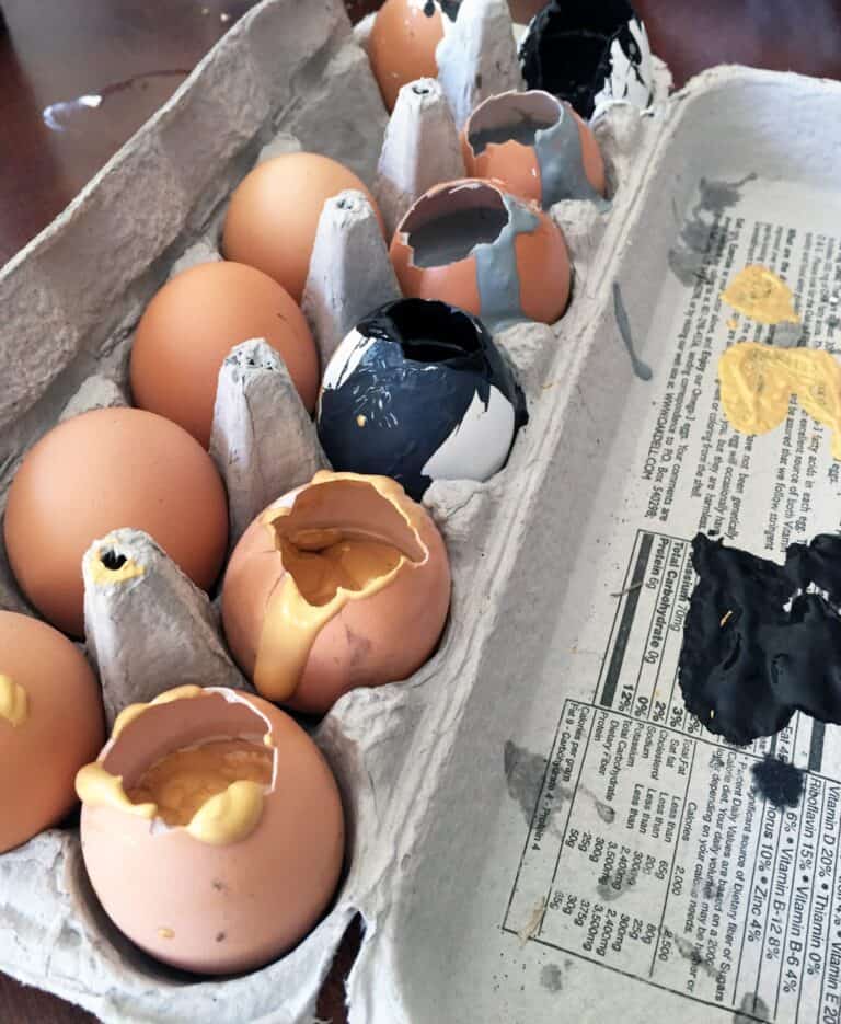 How to egg paint to make massive statement art
