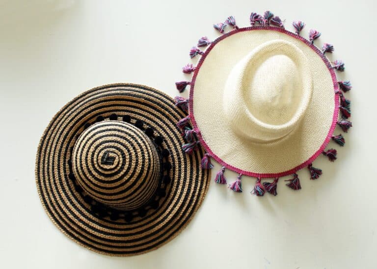 How to make a fun DIY summer hat for women . Easy no sew project!!