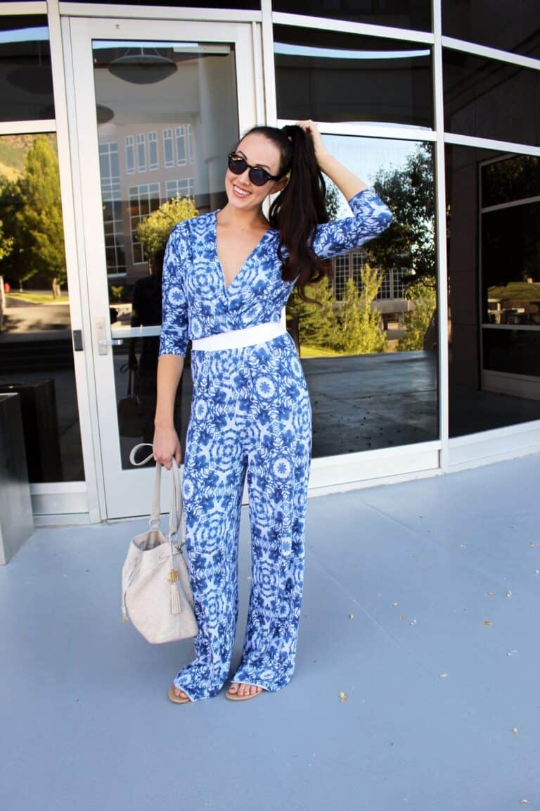 How to make a knit 70s jumpsuit with palazzo pants