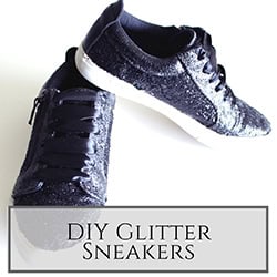 DIY Glitter Sneakers small