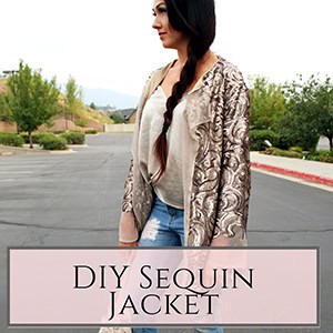 DIY Sequin Jacket