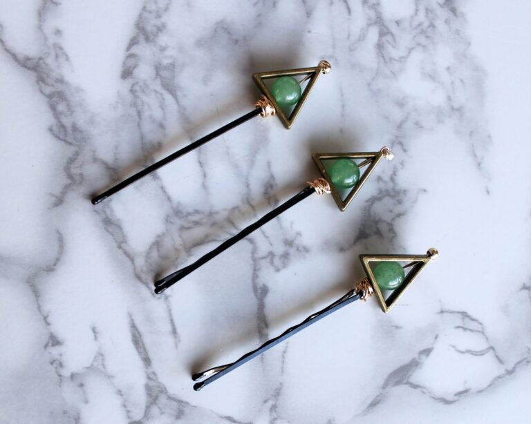 How to Make Crystal DIY Hair Pins