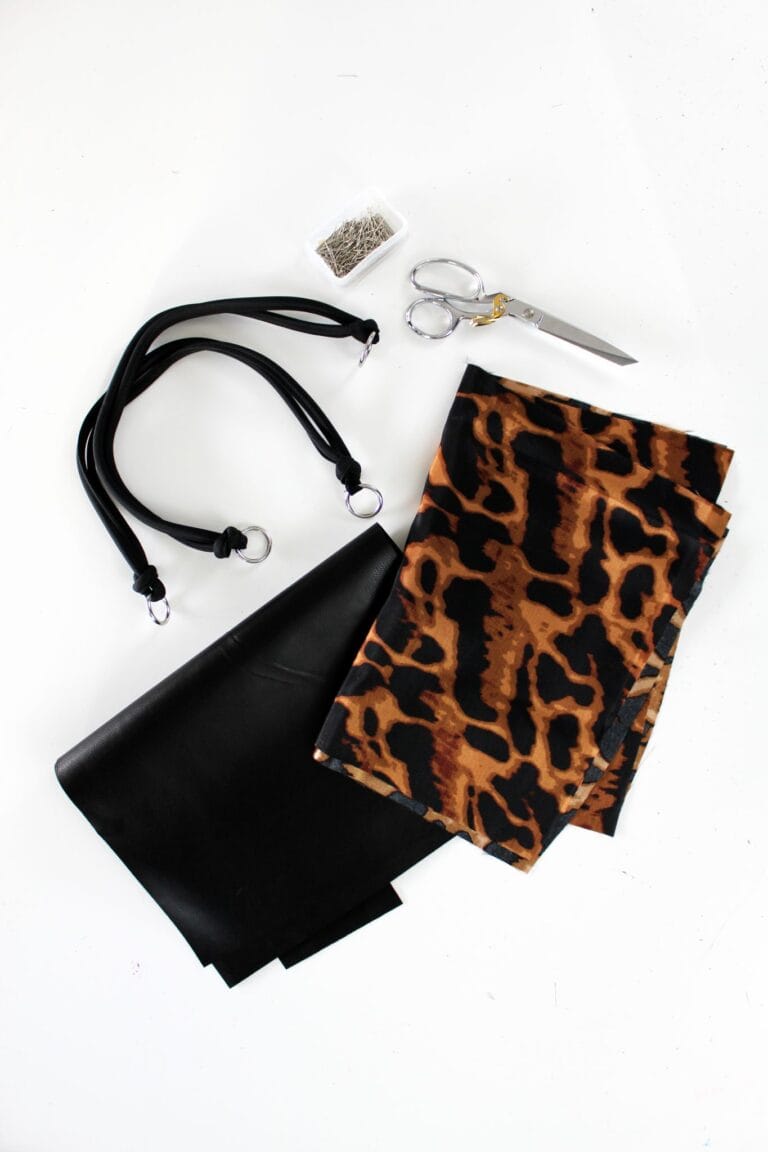How to make a diy leather tote from scratch!