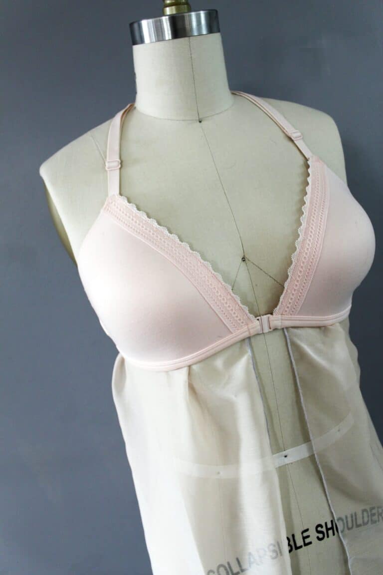 Turn an old bra into a babydoll DIY lingerie