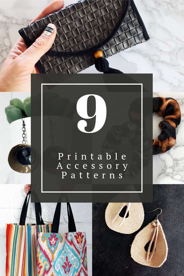 9 printable bag sewing patterns
