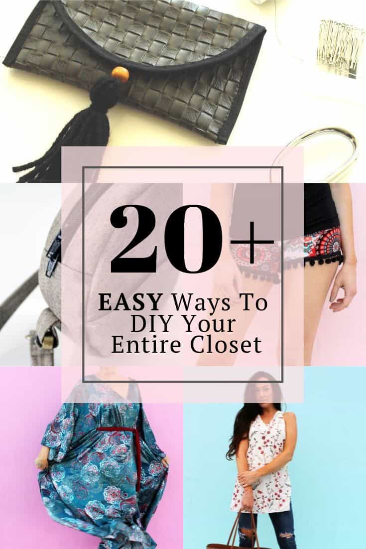 20 easy ways to DIY clothes your entire closet 2