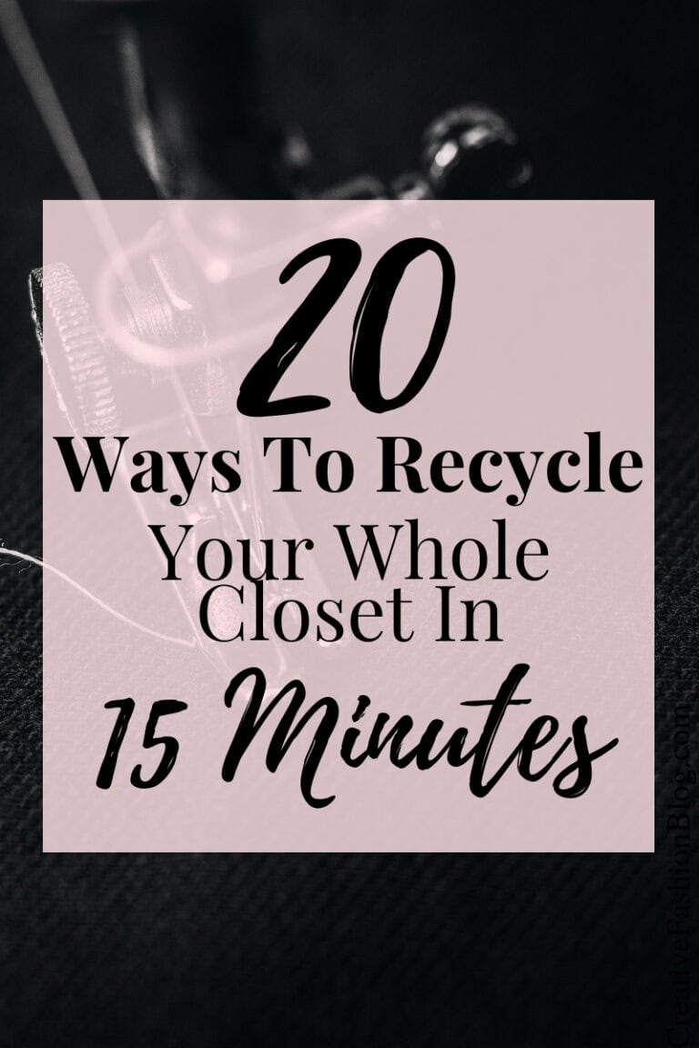 20 ways to recycle old clothes in just 15 minutes!.