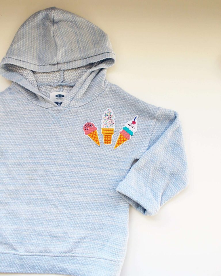 How to sew on a patch 4