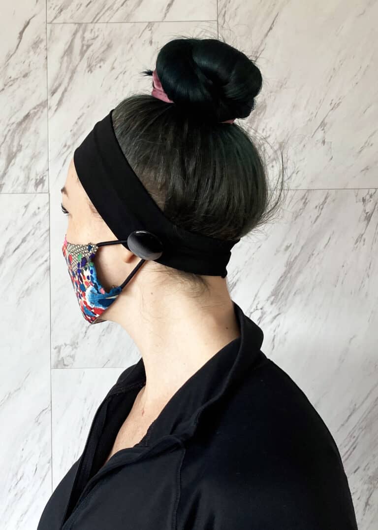 how to make a headband for DIY face Masks